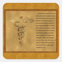 El compromiso de Florence Nightingale Pegatinas Cuadradas