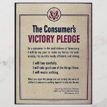 El compromiso de la victoria del consumidor tarjeton