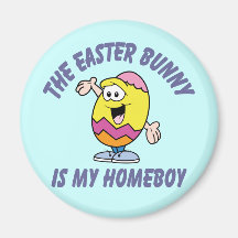 El conejito de pascua es mi Homeboy Imanes Para Frigoríficos