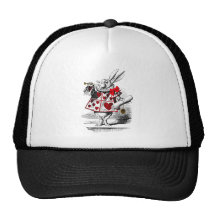 El conejo blanco gorros  