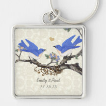 El coral de los Bluebirds del vintage florece el l