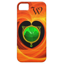 EL CORAZÓN CÉLTICO DE SAN PATRICIO, MONOGRAMA DEL  iPhone 5 Case-Mate CARCASAS