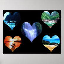 El corazón de la naturaleza, poster