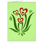 El corazón de la tarjeta del día de San Valentín f