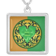 El corazón de St Patrick Pendiente