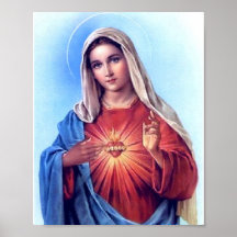 El corazón inmaculado del poster de Maria