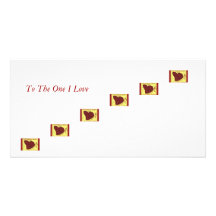 El corazón tiene gusto de una cometa tarjetas fotográficas 