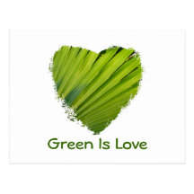 El corazón verde, verde es amor postal