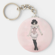 El corsé rosado llaveros personalizados