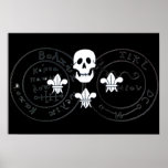 EL CRÁNEO Y FLEUR DE LISE/PIRATAS ATESORAN MAPAS, POSTERS