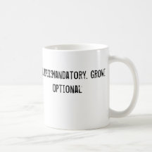 El crecimiento viejo es obligatorio. El crecer es  Tazas De Café