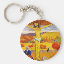 El Cristo amarillo de Paul Gauguin Llavero Personalizado