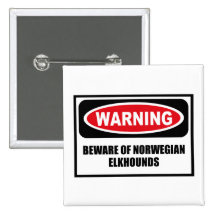 El cuidado SE GUARDA del botón NORUEGO de ELKHOUND Pins