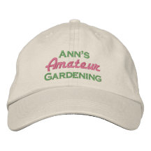 El cultivar un huerto del aficionado de Ana Gorras Bordadas