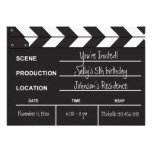El cumpleaños blanco y negro de la tablilla de la  invitación personalizada