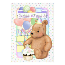 El cumpleaños de la magdalena del peluche invita - comunicados