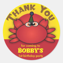 El cumpleaños de los niños le agradece pegatina: C