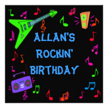 El cumpleaños de Rockin invita Comunicados Personales