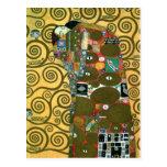 El cumplimiento (el abrazo), Klimt, ahorra la fech Postales