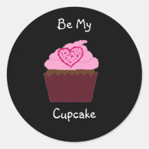 el cupcakesolo, sea mi, magdalena pegatina redonda