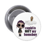el cupid no es mi chica del punk del homeboy pin