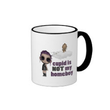 el cupid no es mi chica del punk del homeboy tazas de café