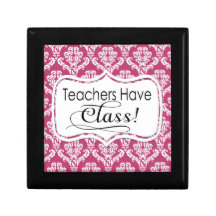 El damasco rosado, profesores tiene clase cajas de regalo
