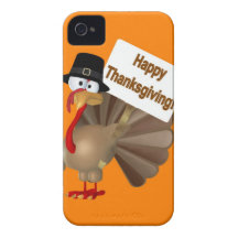 El decir divertido de Turquía: ¡"Acción de gracias Case-Mate iPhone 4 Funda