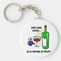 El decir divertido del humor del vino llaveros