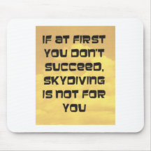 el decir skydiving alfombrillas de ratón