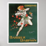 El delfín de Barbier conserva arte del anuncio de  Posters