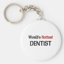 El dentista más caliente de los mundos llavero personalizado