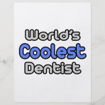 El dentista más fresco del mundo flyer personalizado