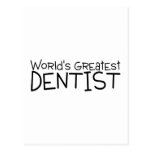 El dentista más grande de los mundos tarjetas postales