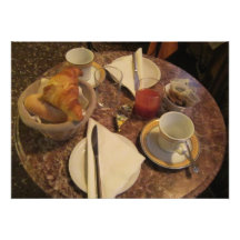 El desayuno continental invita invitación