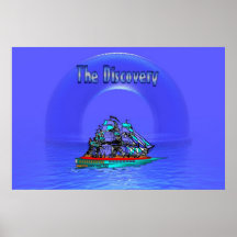 El descubrimiento de las piscinas azules poster