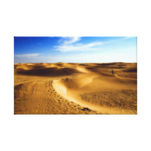 El desierto 5 estiró la impresión de la lona impresión en lona estirada