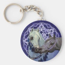 El desierto Jewels llavero árabe de los caballos