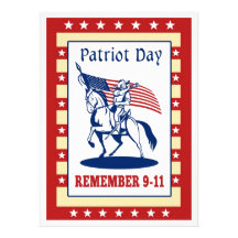 El día americano del patriota recuerda la tarjeta  invitaciones personalizada