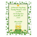 El día Claddagh de St Patrick invita Postal
