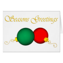El día de fiesta adorna tarjetas de Navidad