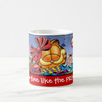 El día de fiesta de Garfield Logobox presenta la t tazas