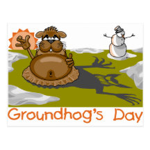 El día de Groundhog Postal