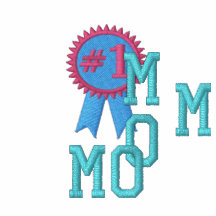 El día de madre bordado camiseta polo