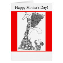 ¡El día de madre feliz! Felicitación