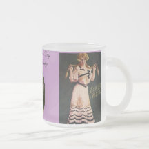 ¡El día de madre feliz mi señora del vintage! Taza
