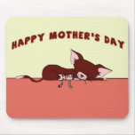 El día de madre feliz tapete de ratones
