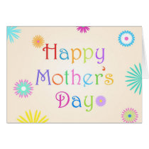 El día de madre feliz - tarjeta tarjetas