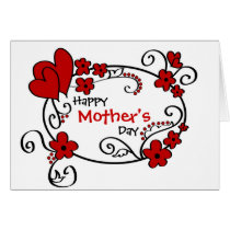El día de madre feliz - tarjeta tarjetas