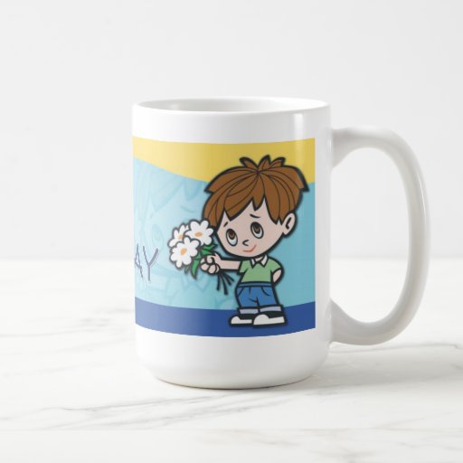 El día de madre feliz taza de café